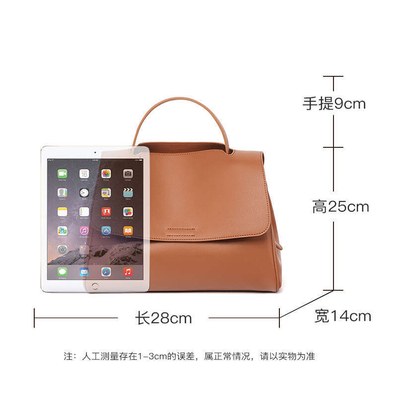 Tote Bag New Fashionable Cowhide Crossbody Shoulder Bag Women S Genuine Leather Large Capacity High End Feel Hundred Handle Tote Bag KQ