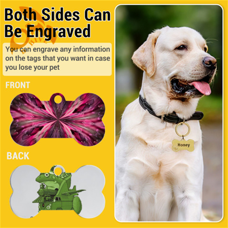 hot sale Dog tags 5 * 3cm for daily decoration of dogs; If your dog gets lost, it's convenient for others to contact you faster