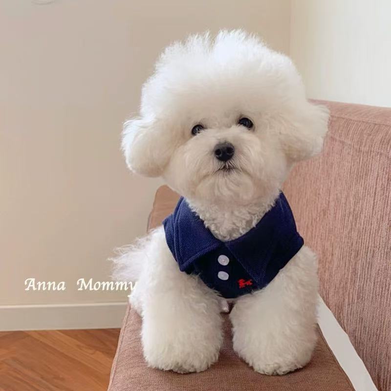 T00228 Pet autumn new vest Teddy Pomeranian Schnauzer Poodle small dog Yorkshire cat cat dog clothes