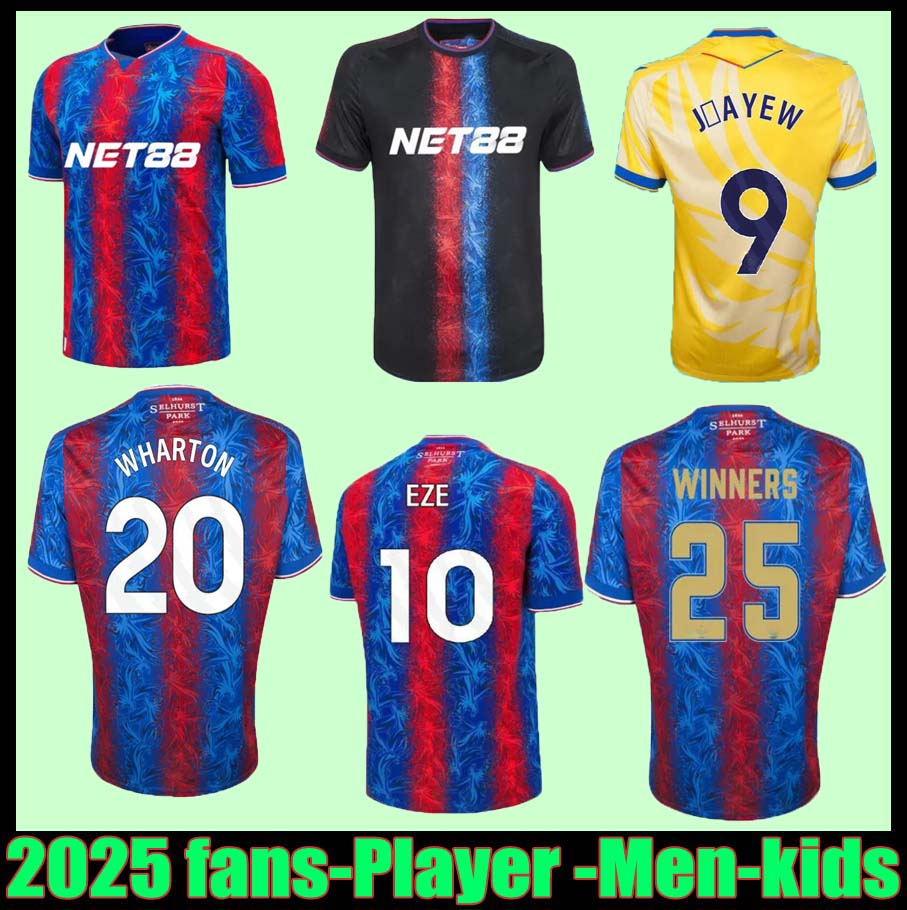 16-4XL 2024 2025 PaLaCes EZE 25 WINNER Soccer Jerseys 24 25 KAMADA DOUCOURE GUEHI J.AYEW CrYsTalS MATETA maillots de foot EDOUARD SCHLUPP Men kids kits Football shirts