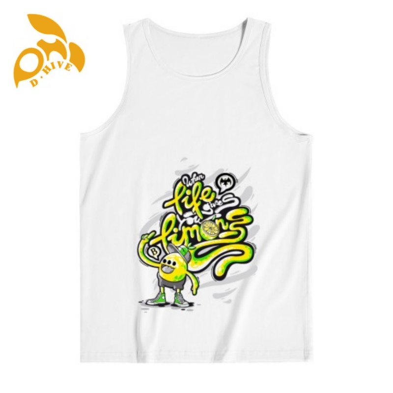 Free Shipping Designer Oversize Diy shirt Round neck Customized Tees Polyester men's vest outdoor S-XXL