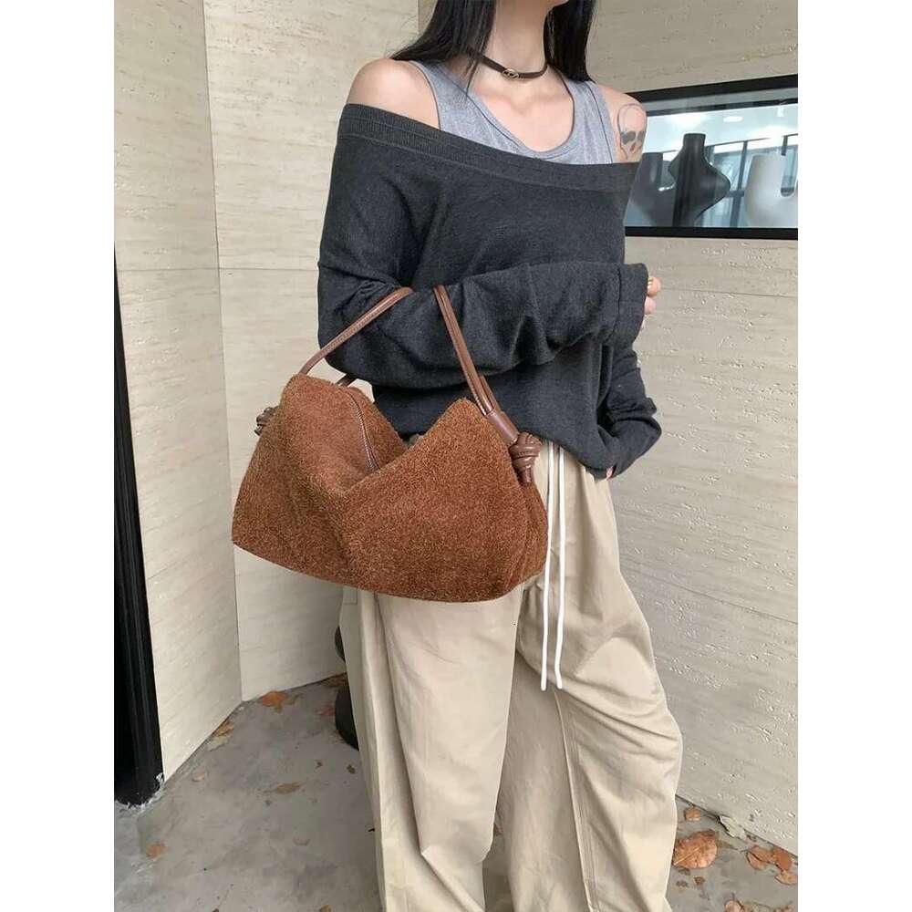 Frosted Leather Bolsos Mujer Ear Handle Design Hand Bag Tote Sac Femme Crossbody Shoulder Bags Vintage Zipper Bolso