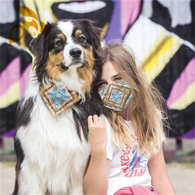 2025 Mask+Dog Scarf polyester lightweight and breathable
