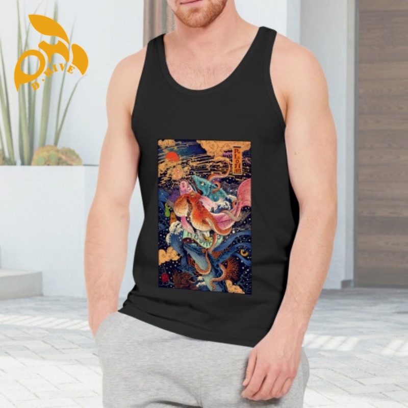 Free Shipping Designer Oversize Men's Tank Tops Diy shirt Customized Tees Polyester men's vest outdoor size S-XXL