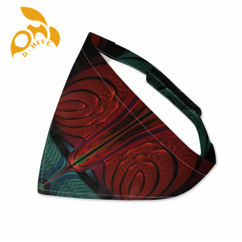 new Pet headscarf double-layer (Velcro double-sided printing)