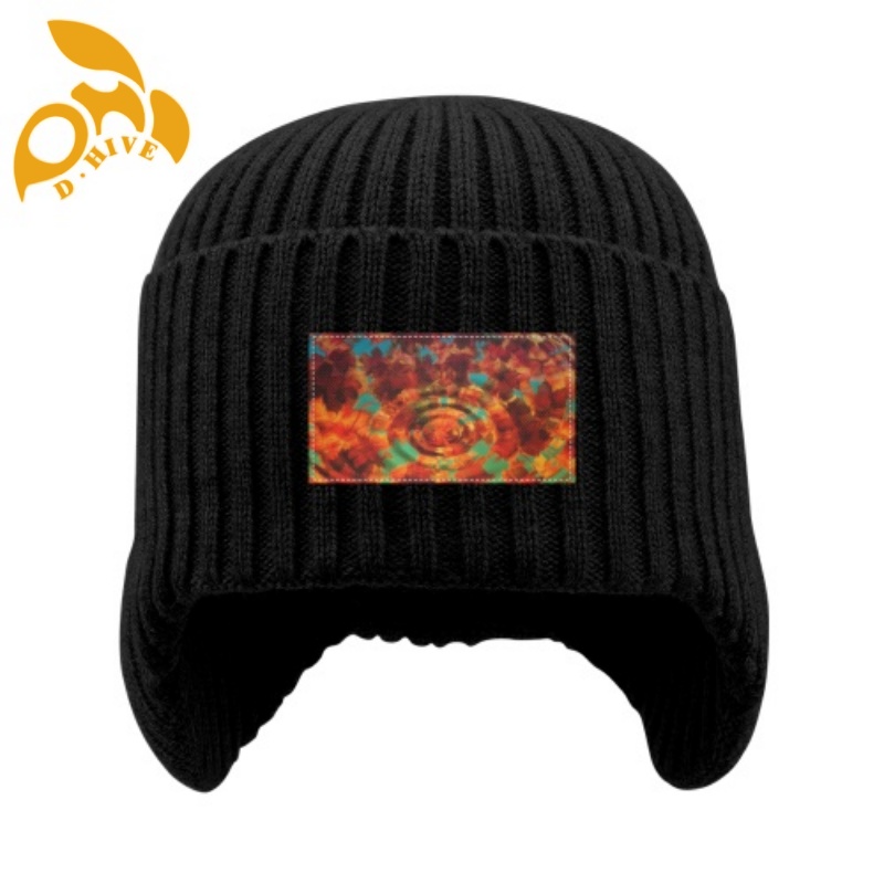 Free shipping custom winter ear-protecting knitted hats new cool fashionable outdoor knitted hats for men and women