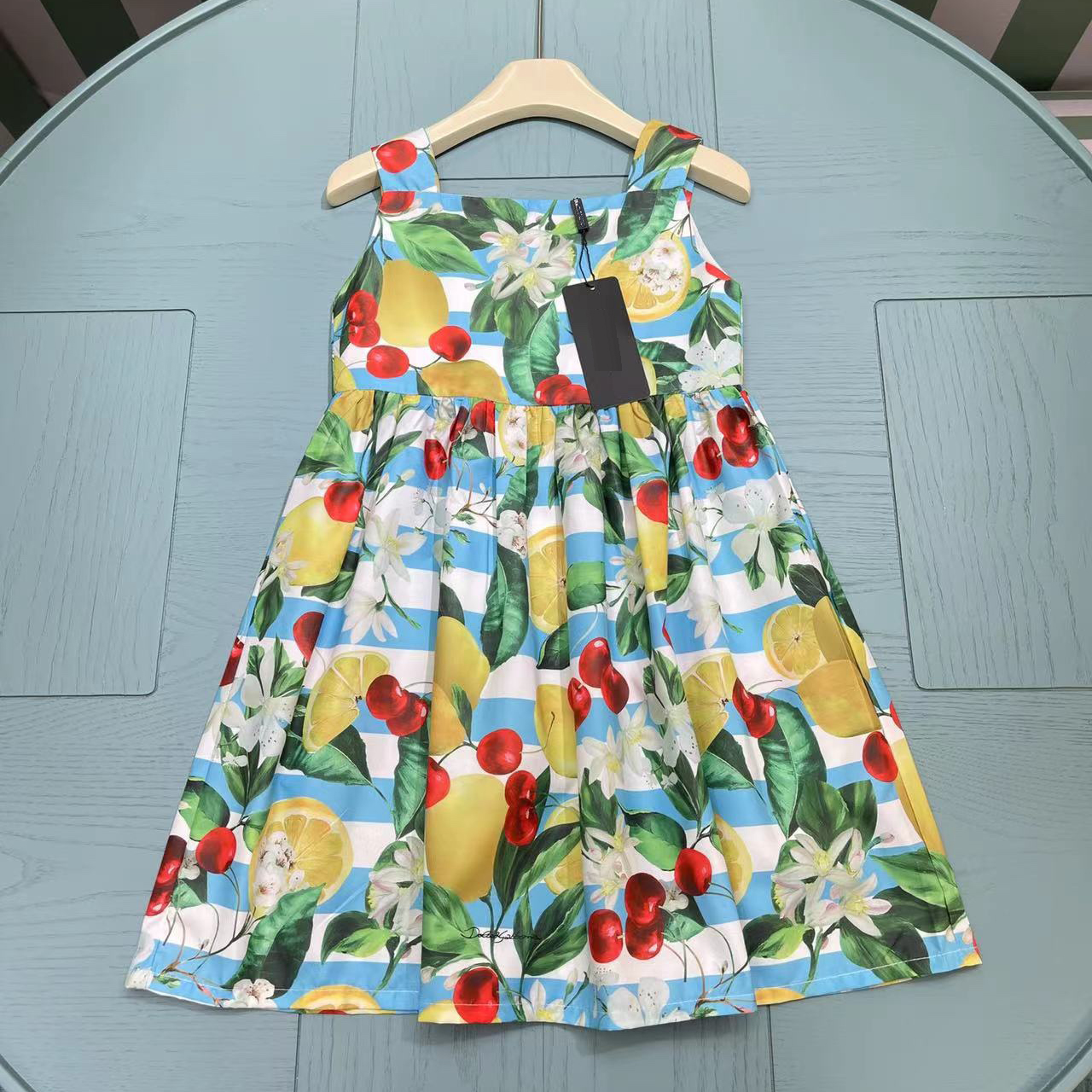 Girls Tracksuit Sets Summer Cotton Outfit Embroidered Top and Colorful Skirt for Kids 100-160cm Lightweight for Daily Use y250607D5A9