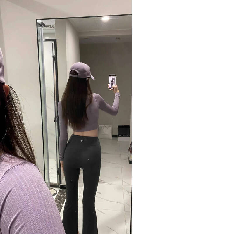 2025 Align Women Designer Yoga Pants Solid Color Nude High Waist Tummy Control Workout Leggings Flared Jogging Sports Pants Loose Fit Gym Activewear