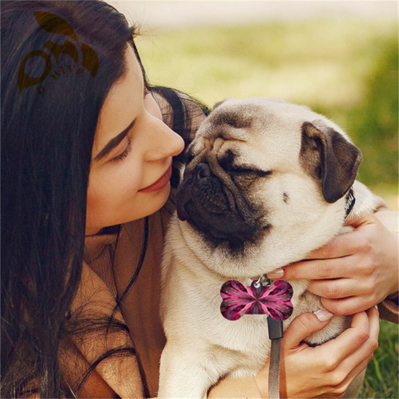 hot sale Dog tags 5 * 3cm for daily decoration of dogs; If your dog gets lost, it's convenient for others to contact you faster