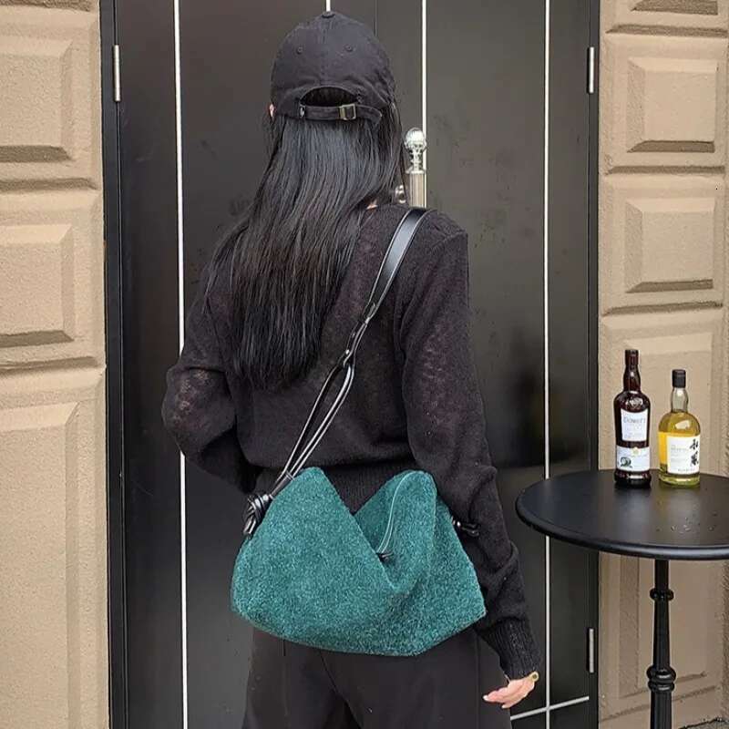 Frosted Leather Bolsos Mujer Ear Handle Design Hand Bag Tote Sac Femme Crossbody Shoulder Bags Vintage Zipper Bolso