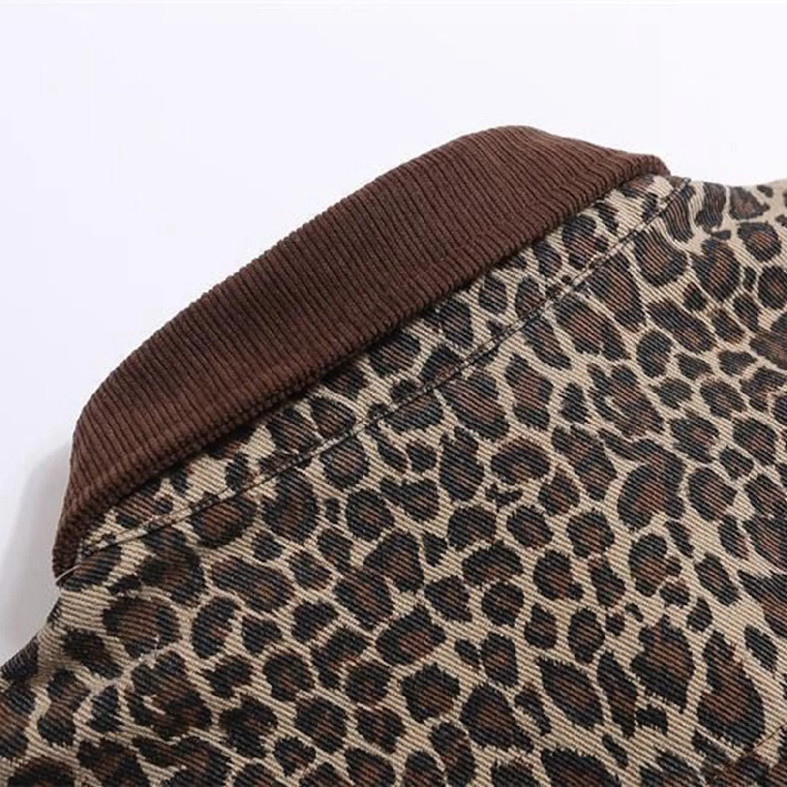 Leopard Print Shirts Senior Sense n Retro Embroidery Short Sleeve Oversize Elegant Shirt Breathable Comfty Cotton Blouse 250516Z