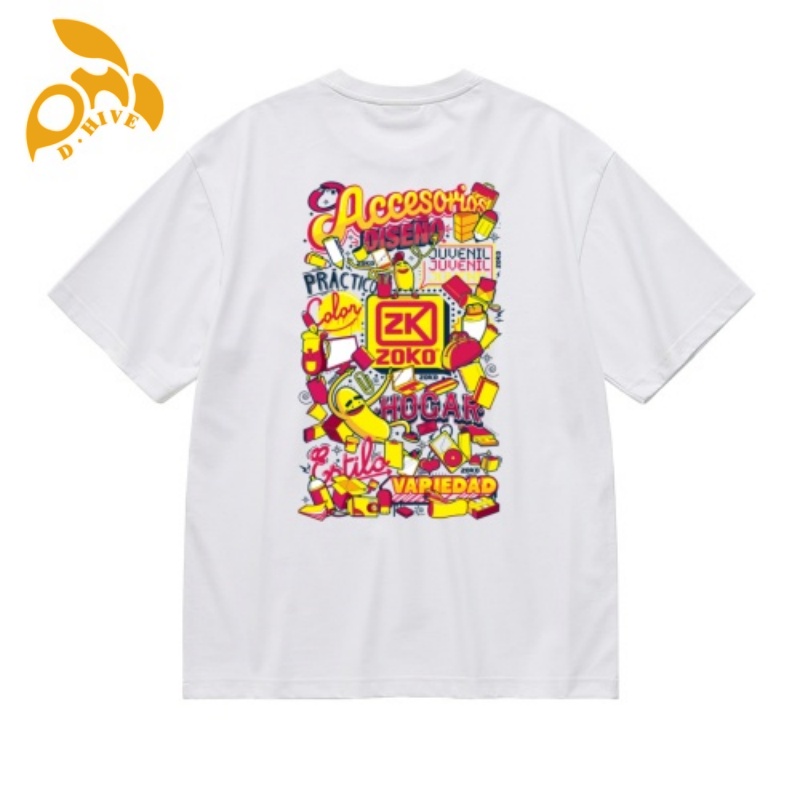 Free Shipping Designer Oversize shirt Round neck Customized Tees summer 180g Men's European size hot print T-shirt - back outdoor size S-XXL