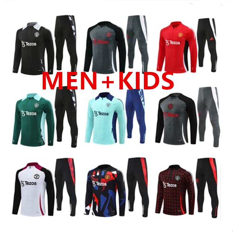 25 26soccer tracksuits men football training suit RASHFORD United train GAKPO DARWIN Luis DIaz Arnold ALLISTER tuta jacket kit men and kids survetement