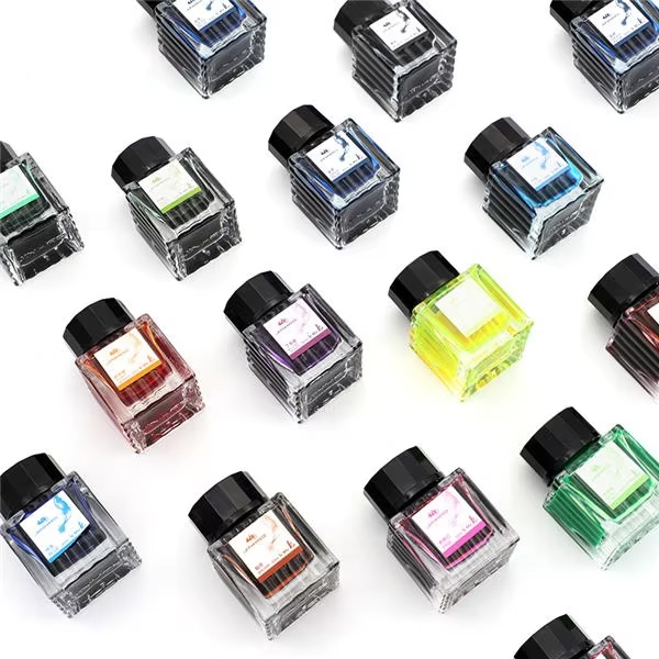 1 Bottles Jinhao 30ml Fountain Pen Ink Cartridge Refill Glass Bottled Pen Non-carbon Ink Fountain Pen Office Supplies Stationery