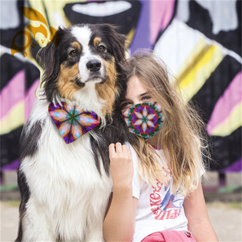 hot sale Mask+Dog Scarf polyester lightweight and breathable