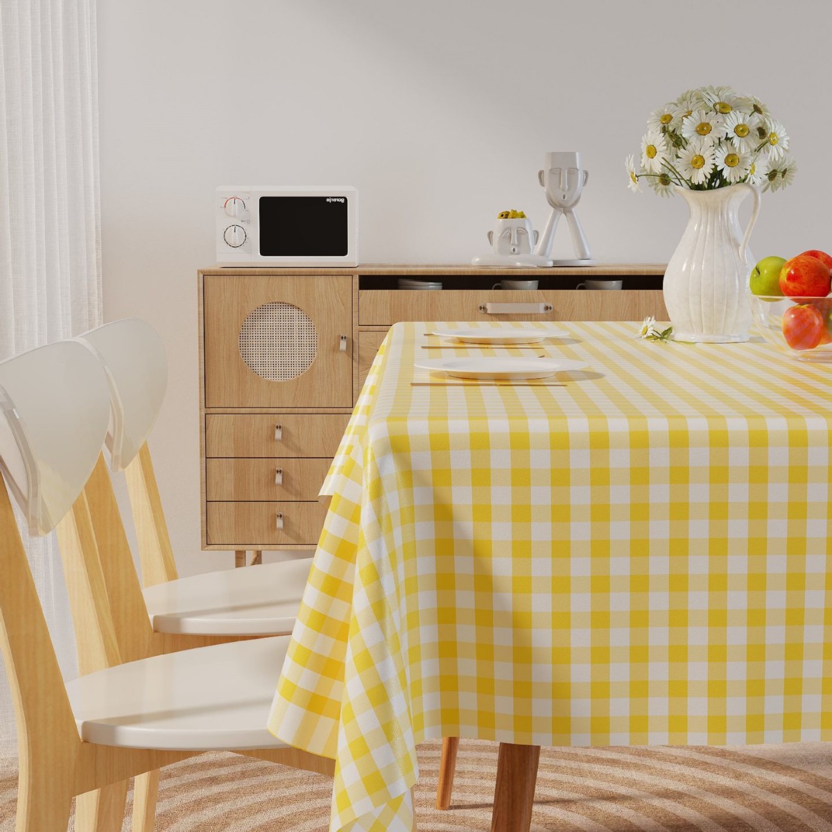 A736 pvc tablecloth waterproof and oil-proof wash-free student rectangular desk cloth net red ins style dining table cloth coffee table table mat