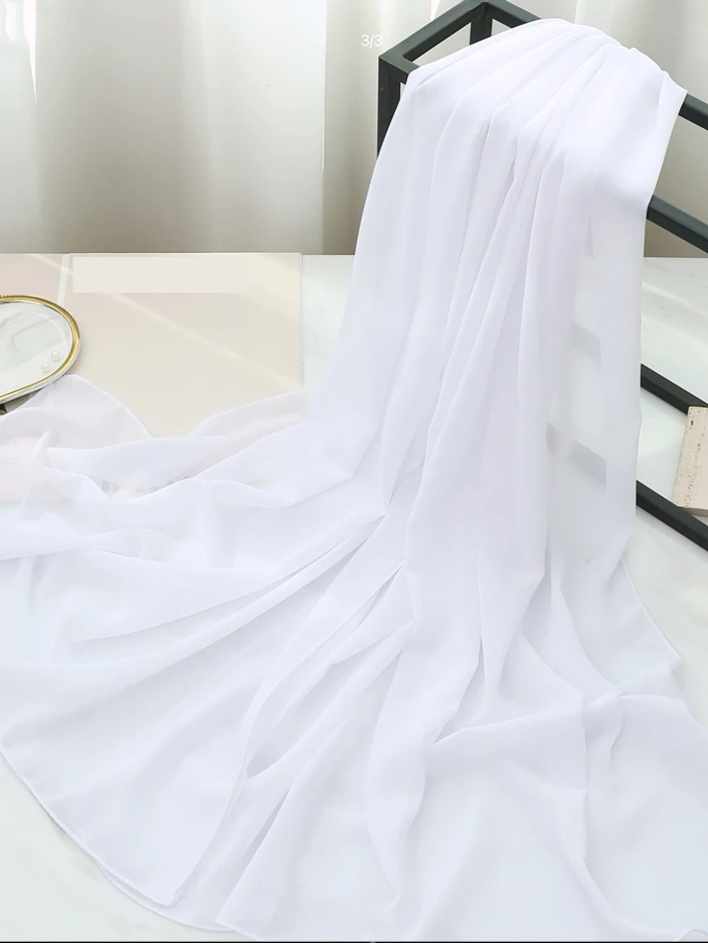 2025 Designer Fashion Casual Muslim Women's New Hot Stamped Embroidered Lace White Dress