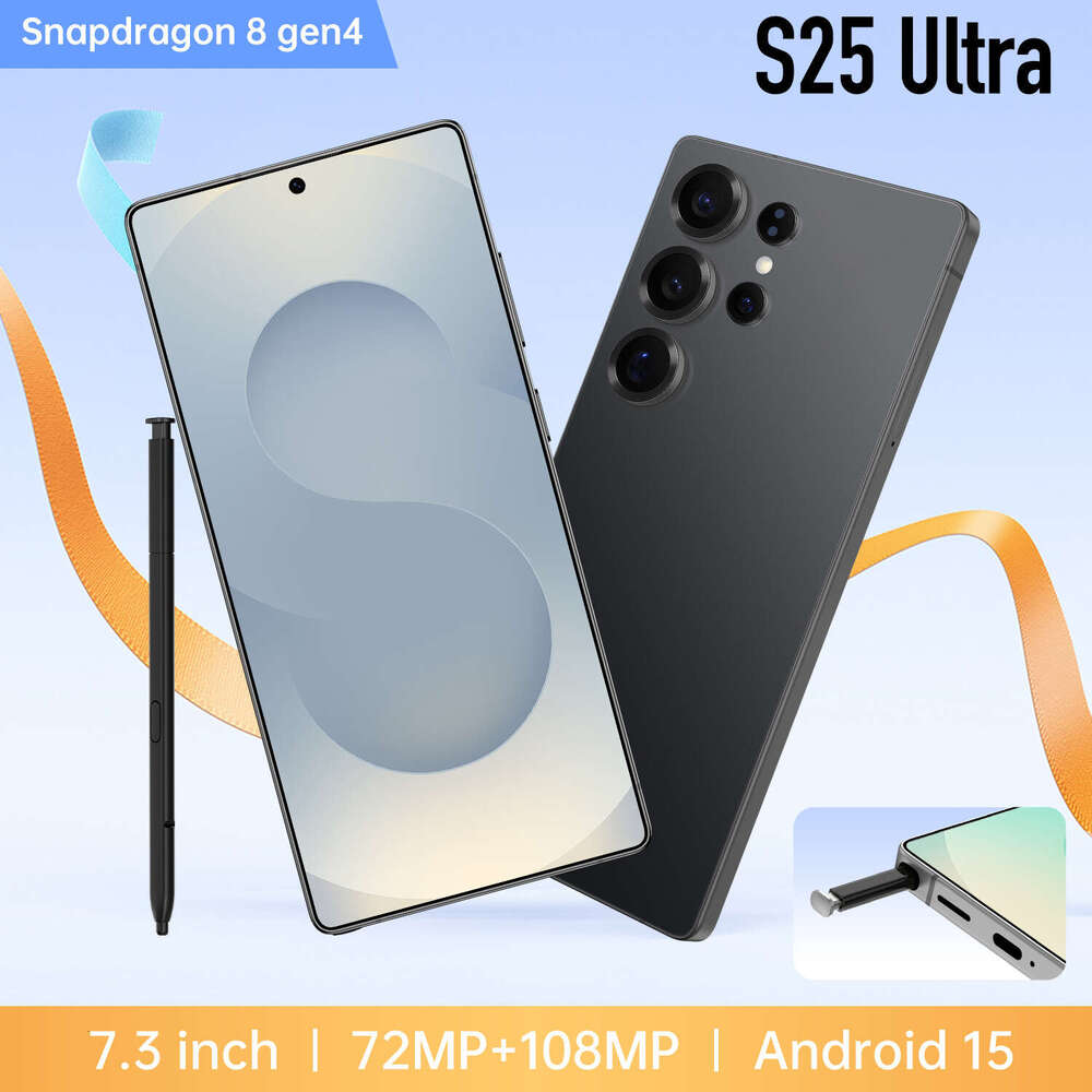 S25 Ultra mobile phone Android smart phone 16+1T Cell Phones Unlock Touch Screen Phone Androids Camera Telephone HD Display Face Recognition