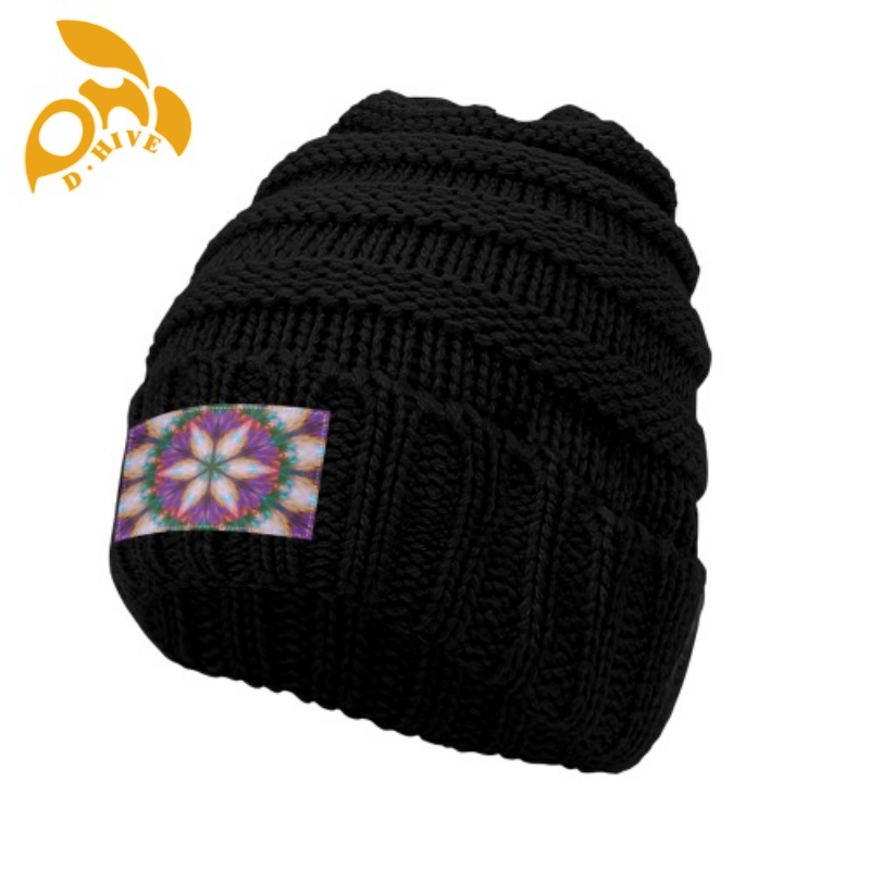 Free shipping customization knitted cap denim new cool fashionable outdoor Ponytail knitted cap for men and women