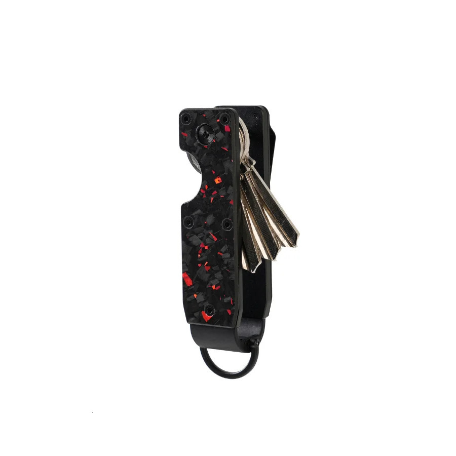 Key Organizer Compact Holder Aluminum Alloy Keychain Minimalist key case Key Ring holder for key Chain Secures 2-5 Keys 250515