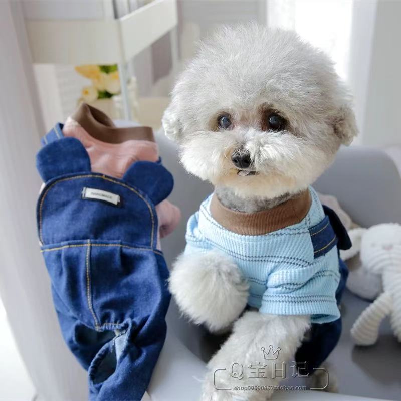 T00227 Dog clothes summer thin Teddy Bichon Pomeranian small dog pet cat summer uniform vest