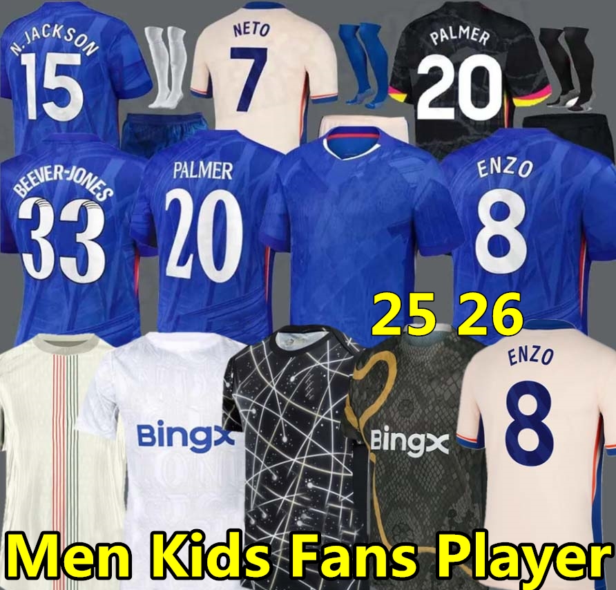 24 25 26 CAICEDO Nkunku PALMER soccer jerseys Disasi 2025 2026 Enzo Mudryk Cucurella football shirt N.JACKSON SANCHO neto Guiu Veiga Adarabioyo JAMES COLWILL men kids
