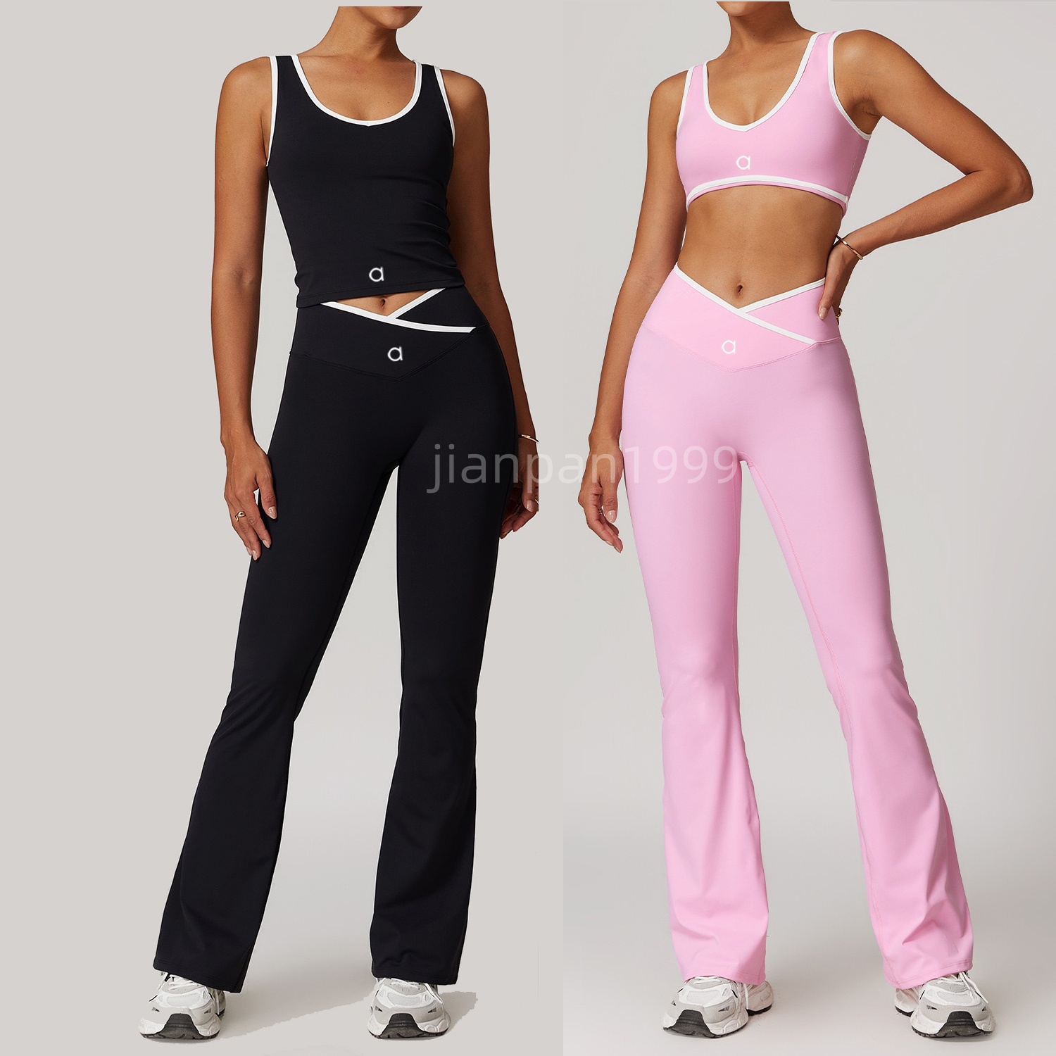 Yoga Set Women Two Pieces Sets bralette Gym Sports Tracksuits Bra Fitness Leggings Workout Sports Clothes