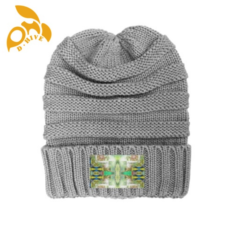 Free shipping customization knitted cap denim new cool fashionable outdoor Ponytail knitted cap men women