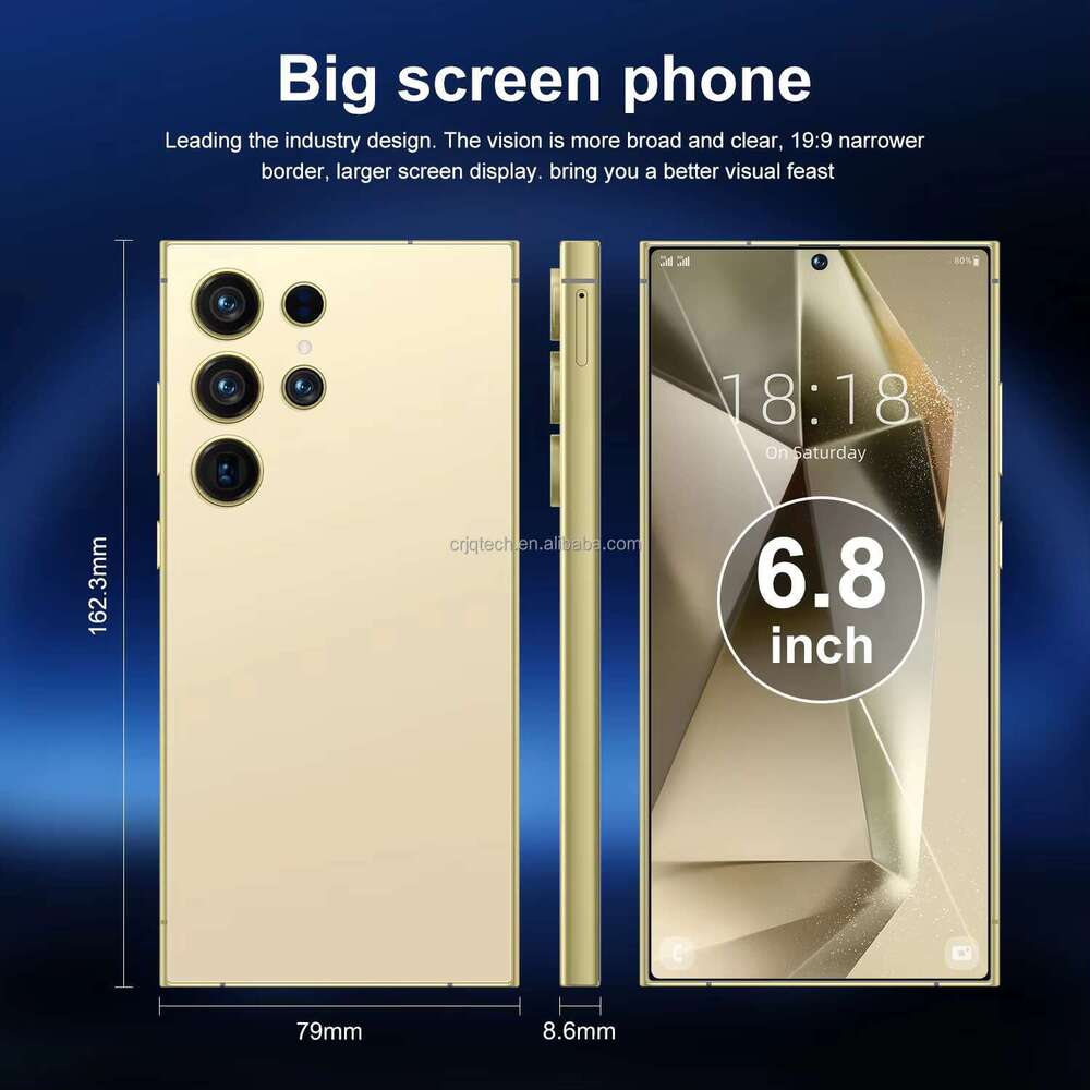 Global Shipping Original S25 Ultra+ Mobile Big Screen Android13.0 5G Smartphone 12gb + 512GB Cheap Phones