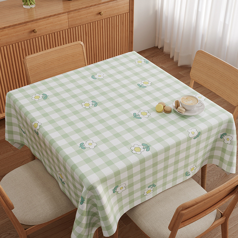 A740 square table cloth waterproof, oil-proof, scalding-proof, washable ins-style square table cloth home Nordic small fresh table cloth