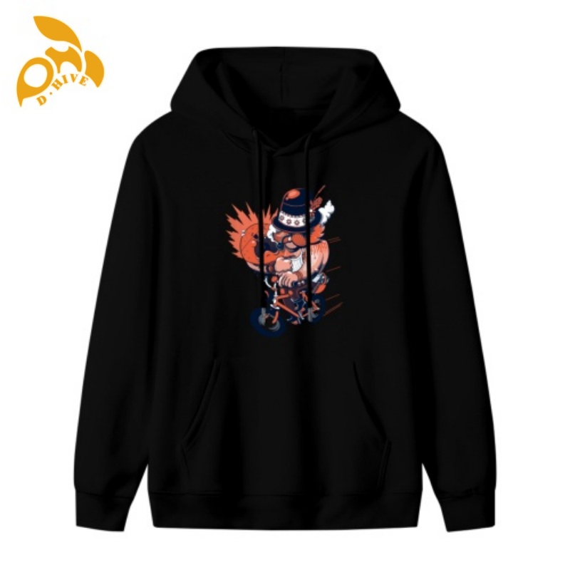 Free Shipping oversize Men's hooded sweatshirt printed hip-hop women's retro sweatshirt fashionable casual street wear 270 g permed sweatshi