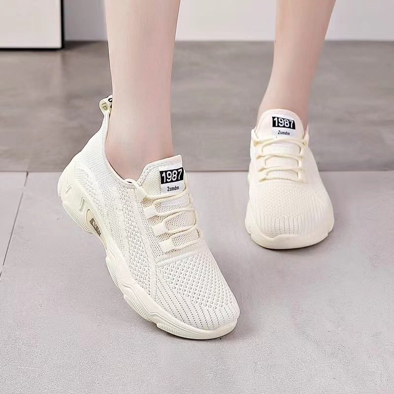 Lightweight sports mesh breathable multifunctional shoe designer summer new small thick sole explosive street women's shoes