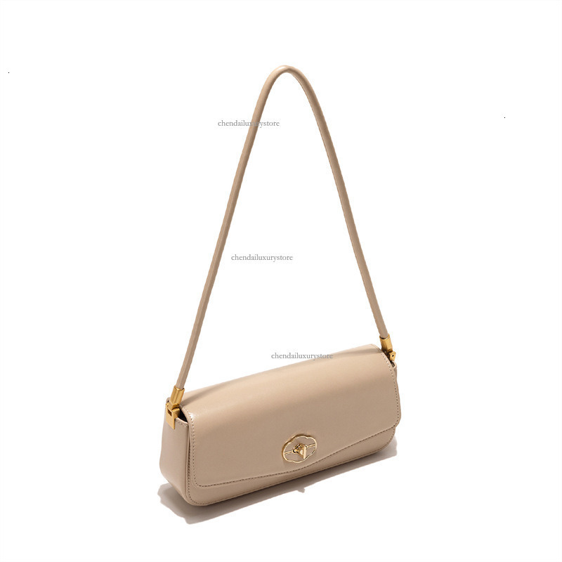 Free Delivery Designer Bag, New Niche Fashion Genuine Leather Retro Women's Shoulder Crossbody Bag, Urban Minimalist Trend Luxury Baguette Bag, H