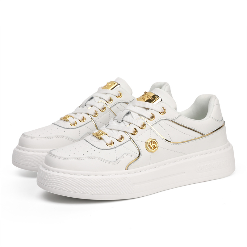 ZVUZ 2025 brand sneakers high top leather letter printed highend gold white sneakers fashion casual shoes sports running basketball shoes mens sneaker