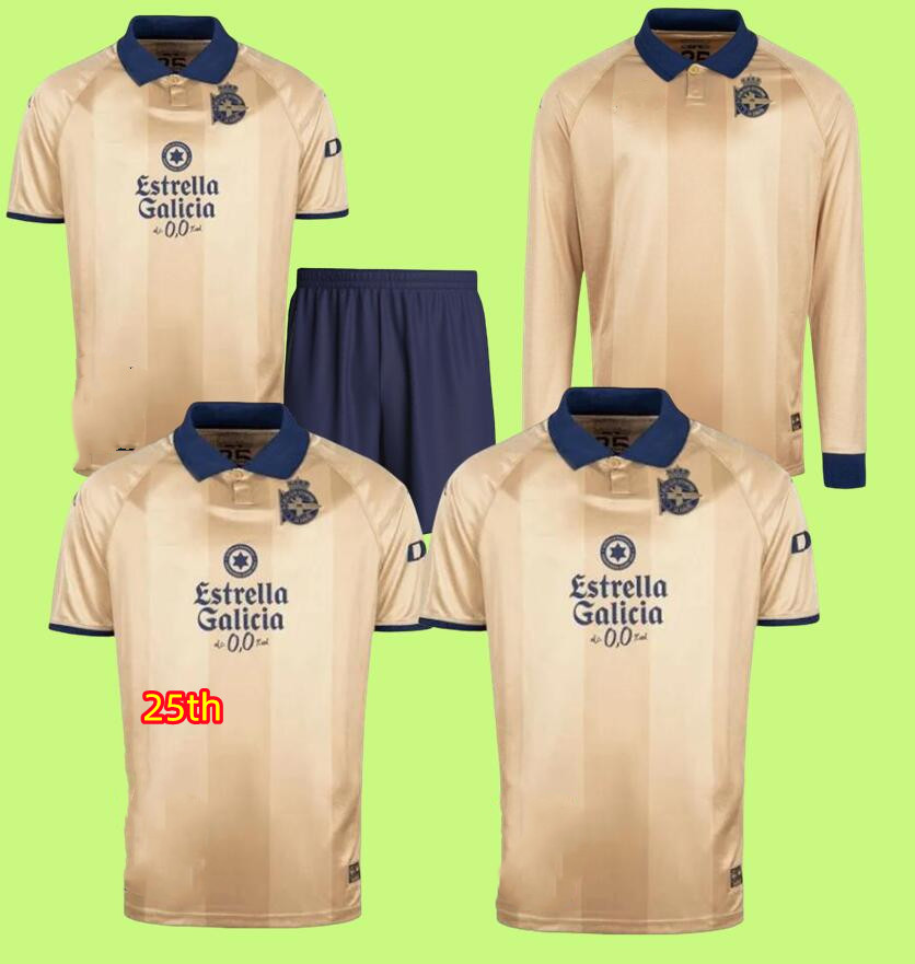 3XL 4XL 24 25 1997 1998 1999 00 01 Deportivo La Coruna 25th Anniversary Retro Soccer Jerseys MAKAAY DJALMINHA depor TRISTAN VALERON 03 04 classic Away Football Shirts