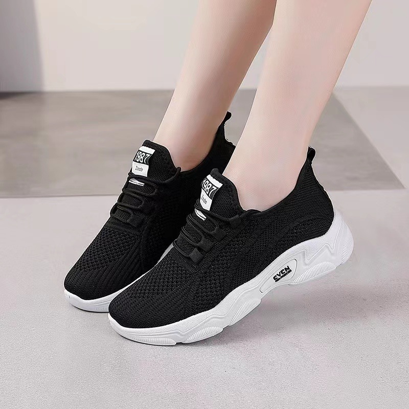 Lightweight sports mesh breathable multifunctional shoe designer summer new small thick sole explosive street women's shoes
