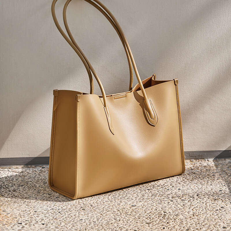 Tote Bag Nalandu Handbag New Summer Tote Large Capacity High End Single Shoulder Leather Women S Bag KQ