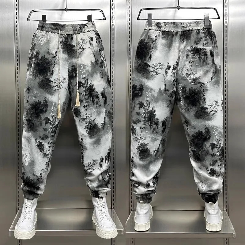 Mens Casual Drawstring Summer Elastic 3D Stereoscopic Breathable Streetwear Jogger Gym Sports Loose Pants Hip Hop Sweatpants 250513Z