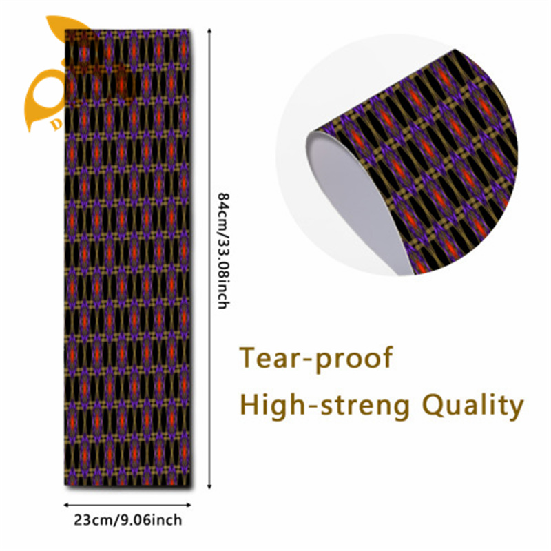 hot Skateboard stickers with polyester fiber anti-skid strips, shock absorption, safety, personalized taste