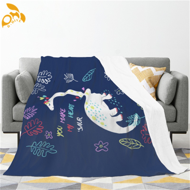 free shipping designer Customize Blankets 80x60inch green blue white purple colorful Blanket