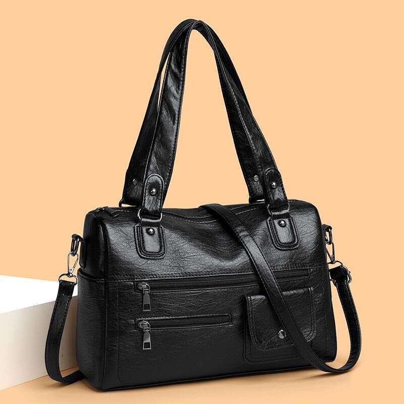 New bag for autumn and winter 2025 large capacity A4 handbag fashionable temperament tote style stylish shoulder bag high aesthetic value
