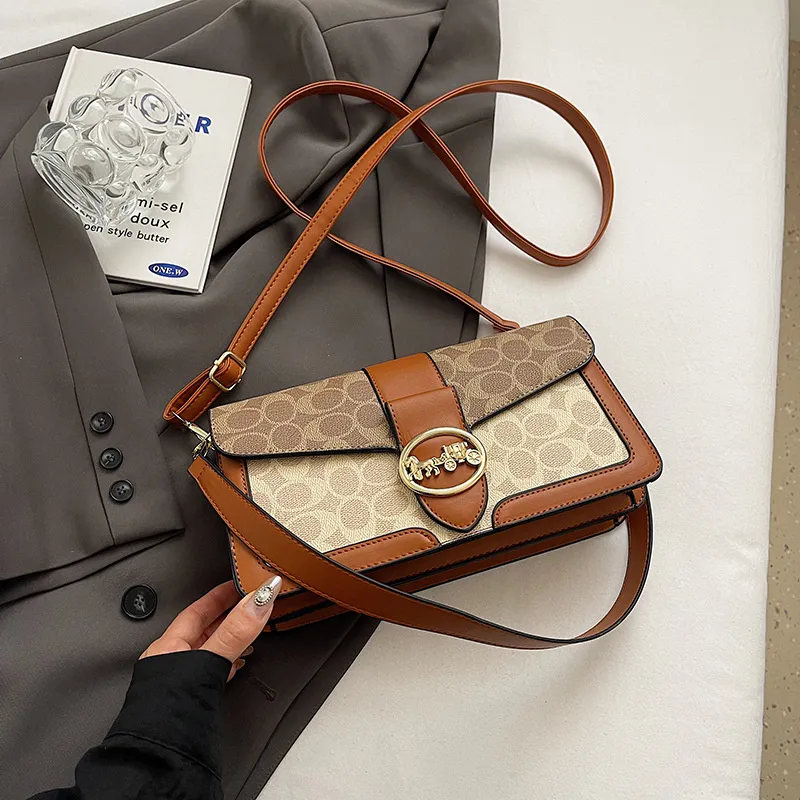 Shoulder Bag Purse Designer New Fashion High End Texture Printing Shoulder Crossbody Women S Armpit Bag