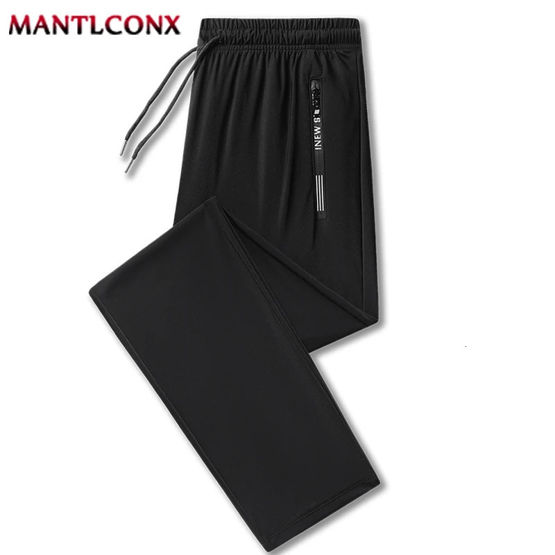 Summer Casual Pants Men Running Jogging Gym Fitness Quick Dry Trousers Outdoor Sports Women Sweatpants Black 3XL 250513Z
