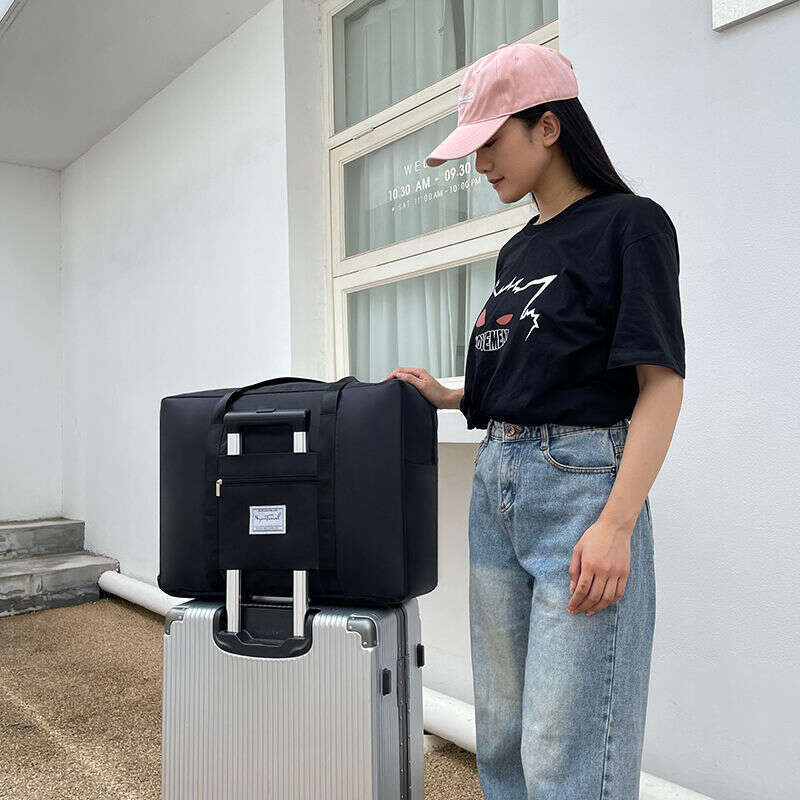 Multi functional travel large capacity waterproof luggage storage clothing sorting moving packing bag boarding bag