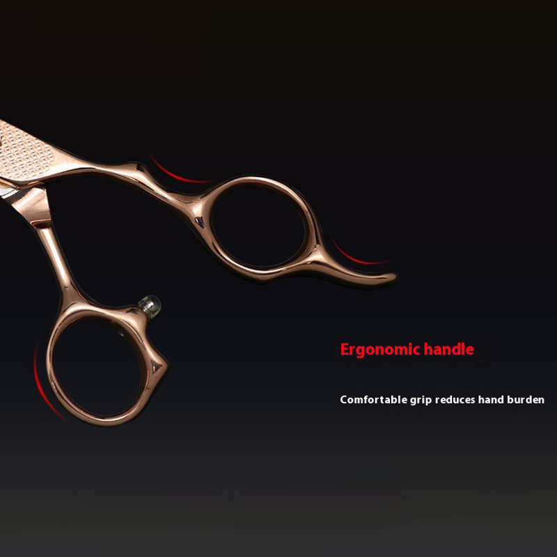 VG10 6Inch Salon Hair Stylist Professional Hairdressing Scissors Rose Gold Flat Teeth Thinning Shear