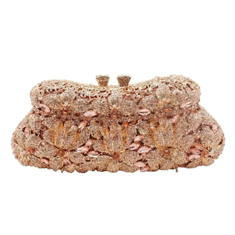 XIYUAN Lady est Style Diamond Evening Bag Wedding Party Clutch Purse Female Rhinestone Handbag Beaded Bag 250519