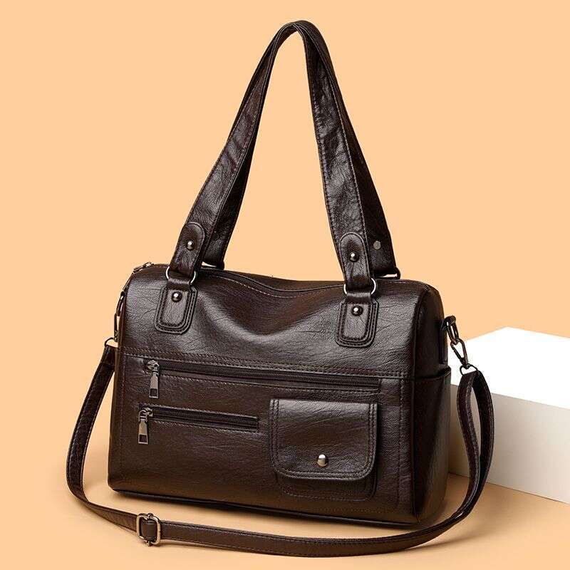 New bag for autumn and winter 2025 large capacity A4 handbag fashionable temperament tote style stylish shoulder bag high aesthetic value