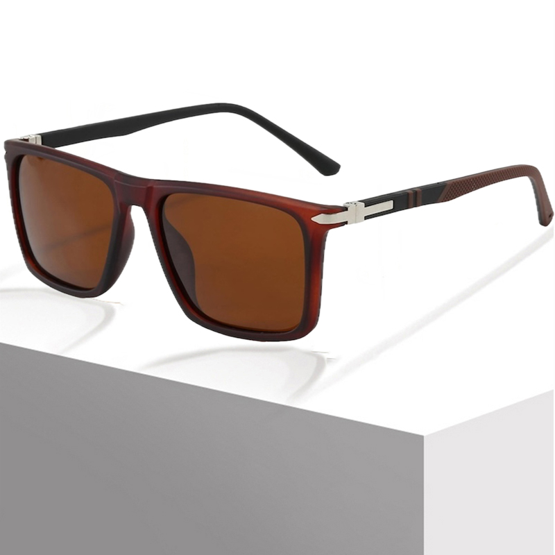 CB Square Polarized Sunglasses Men 007 Style Driving Glasses Male Luxury Brand Designer Eyeglasses Light Weight Cycling Cat Eye Fishing CAVALLO BIANCO