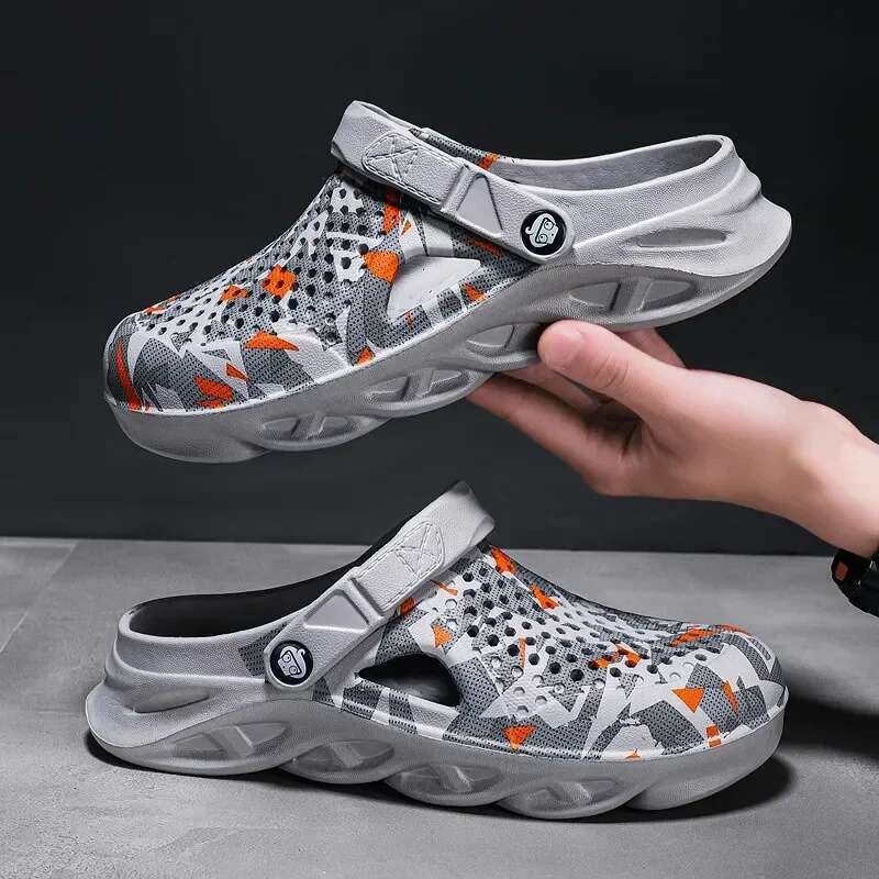 Flat Men Shoes EVA Slippers Garden Platform Man Summer Sandals New Male Sneakers Outdoor Flip Flops Home Clogs