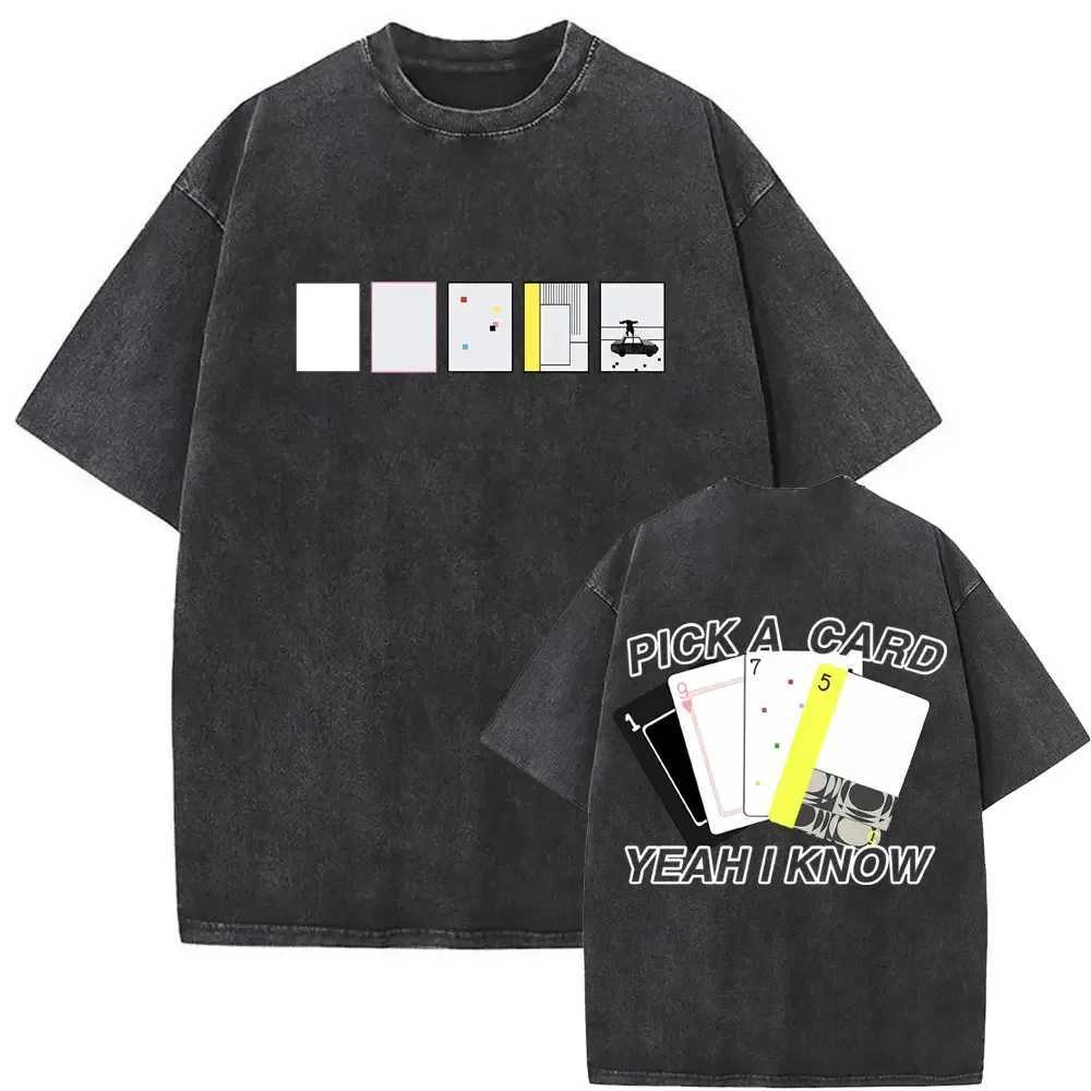 Washed Vintage The 1975 about You Print T-shirt Being Funny in A Foreign Language Album Tshirt Men Women Hip Hop Casual T Shirt J250515